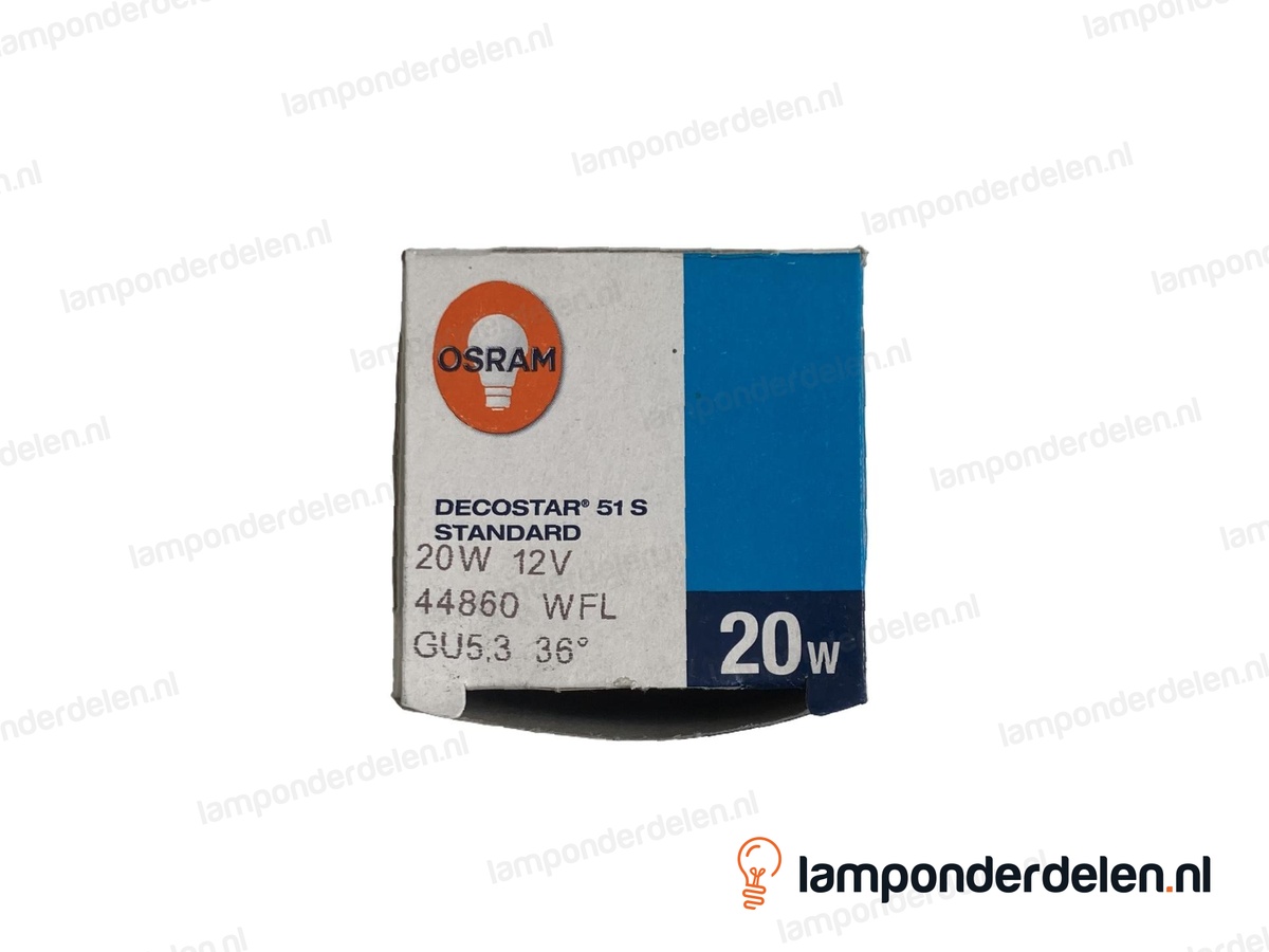 Osram halogeenlamp - 51 MM - MR16 - GU5.3 - standard - 20W - 12 volt - 36°
