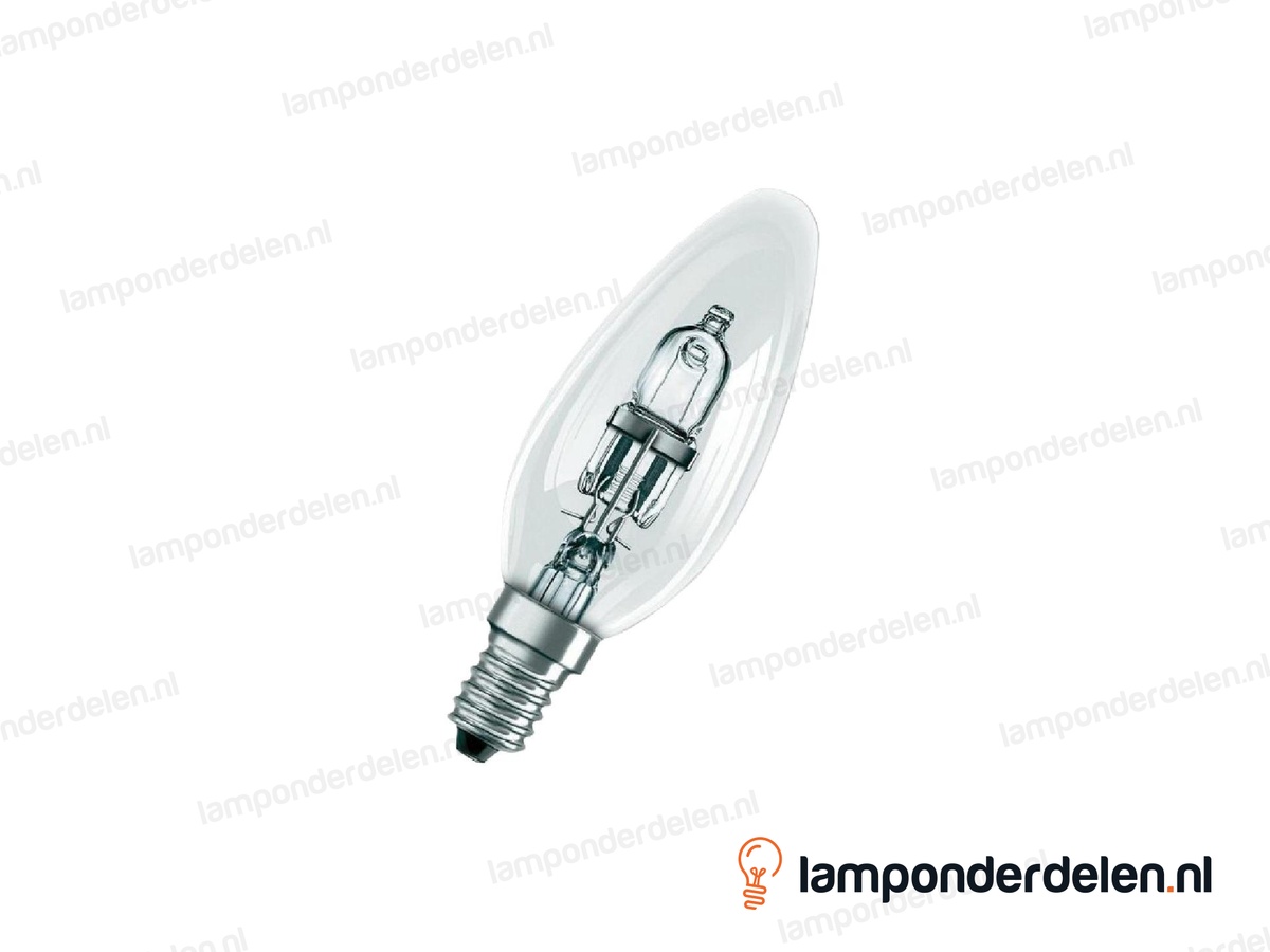 Osram - halogeenlamp - kaarslamp - E14 - classic - B35 - helder - 20W