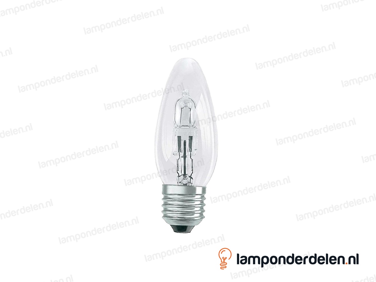 Osram - halogeenlamp - kaarslamp - E27 - classic - B35 - helder - 30W