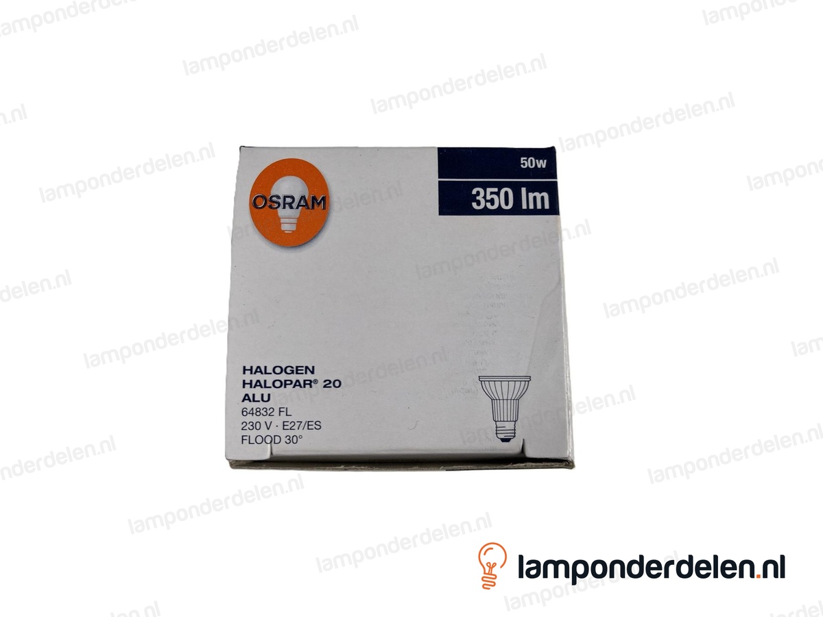 Osram halogeenlamp - PAR20 - E27 - 64832 FL - 50W - 30°