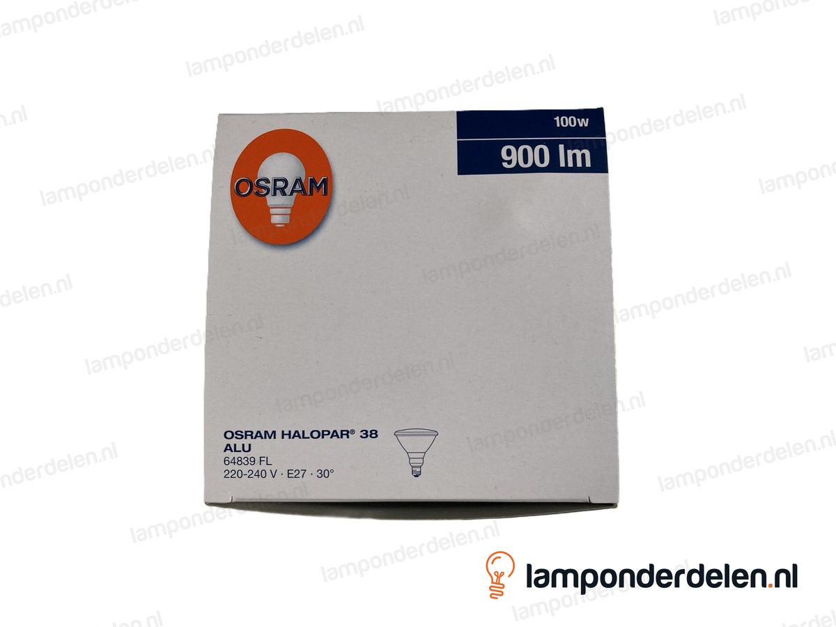 Osram - halogeenlamp - PAR38 - E27 - halopar - 100W - 30°
