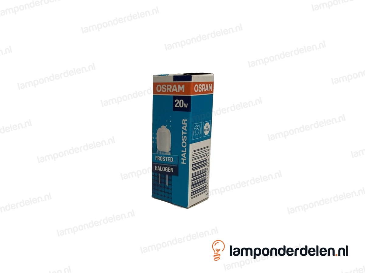 Osram - halogeenlamp - steeklamp - G4 - halostar - standard - mat - 20W - 12 volt