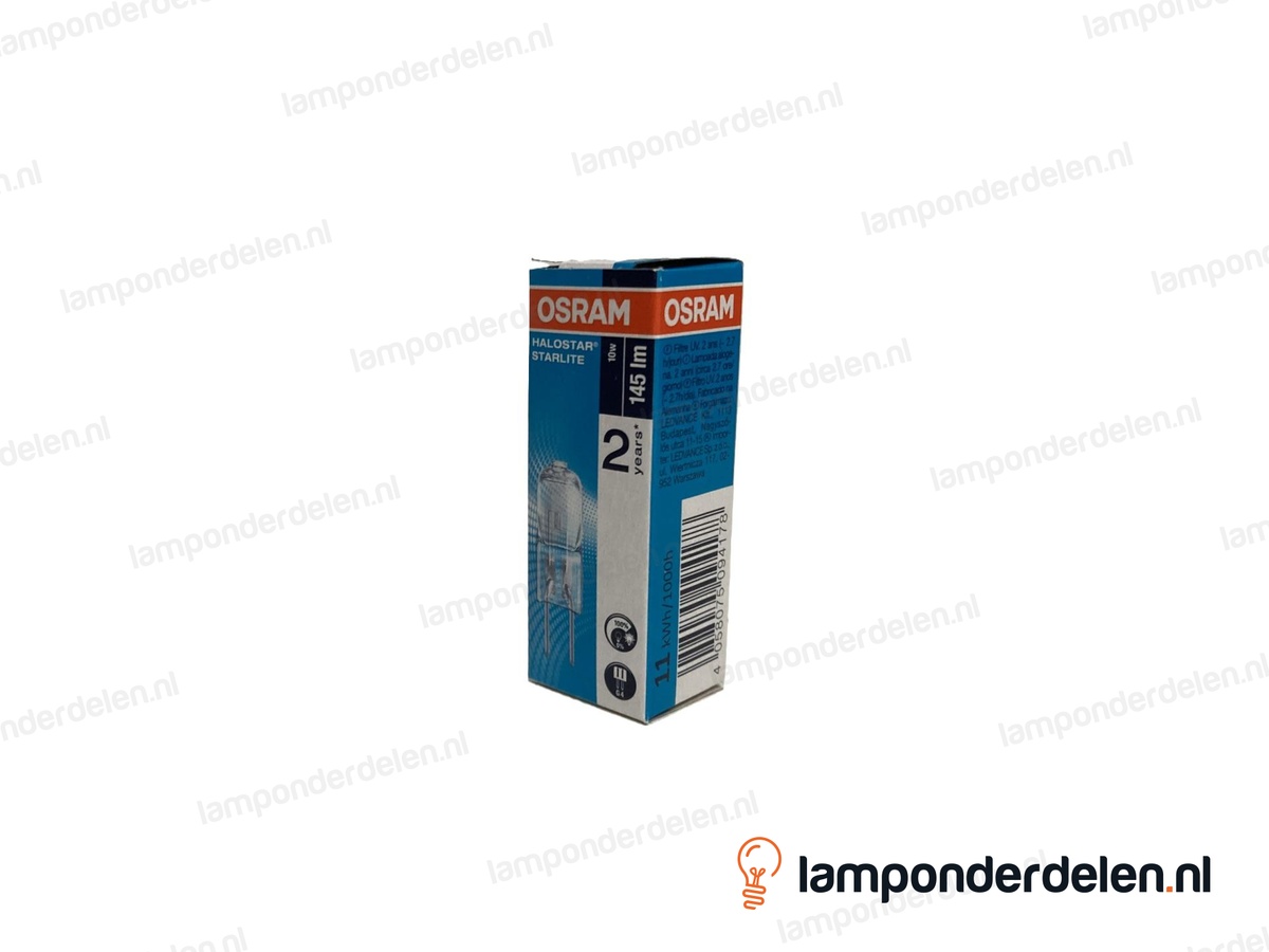 Osram - halogeenlamp - steeklamp - G4 - halostar - starlite - helder - 10W - 12 volt