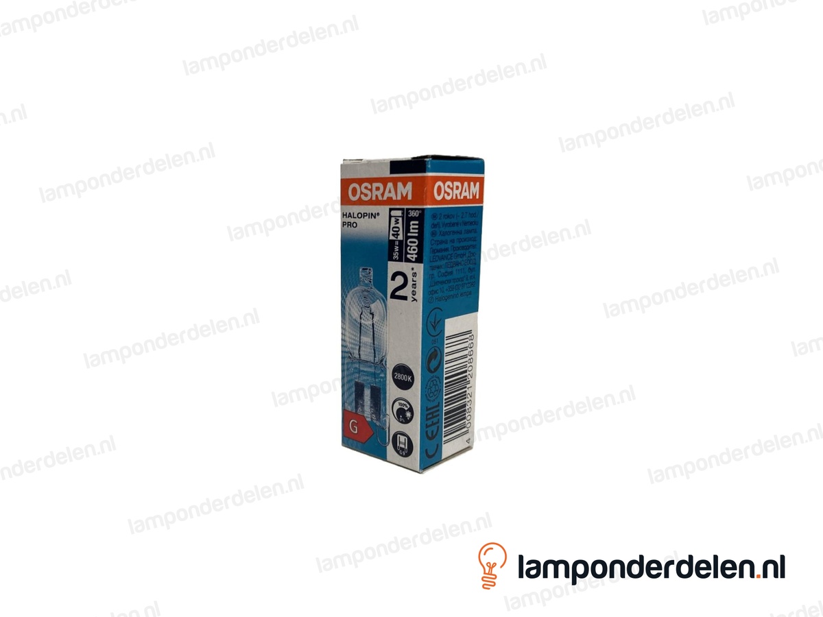 Osram - halogeenlamp - steeklamp - G9 - halopin - helder - 35W - 230 volt
