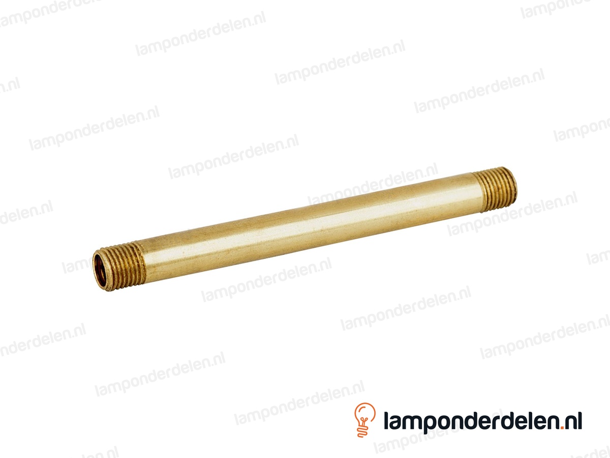 Pendelstang messing - lengte 10 cm - buitendraad M10x1