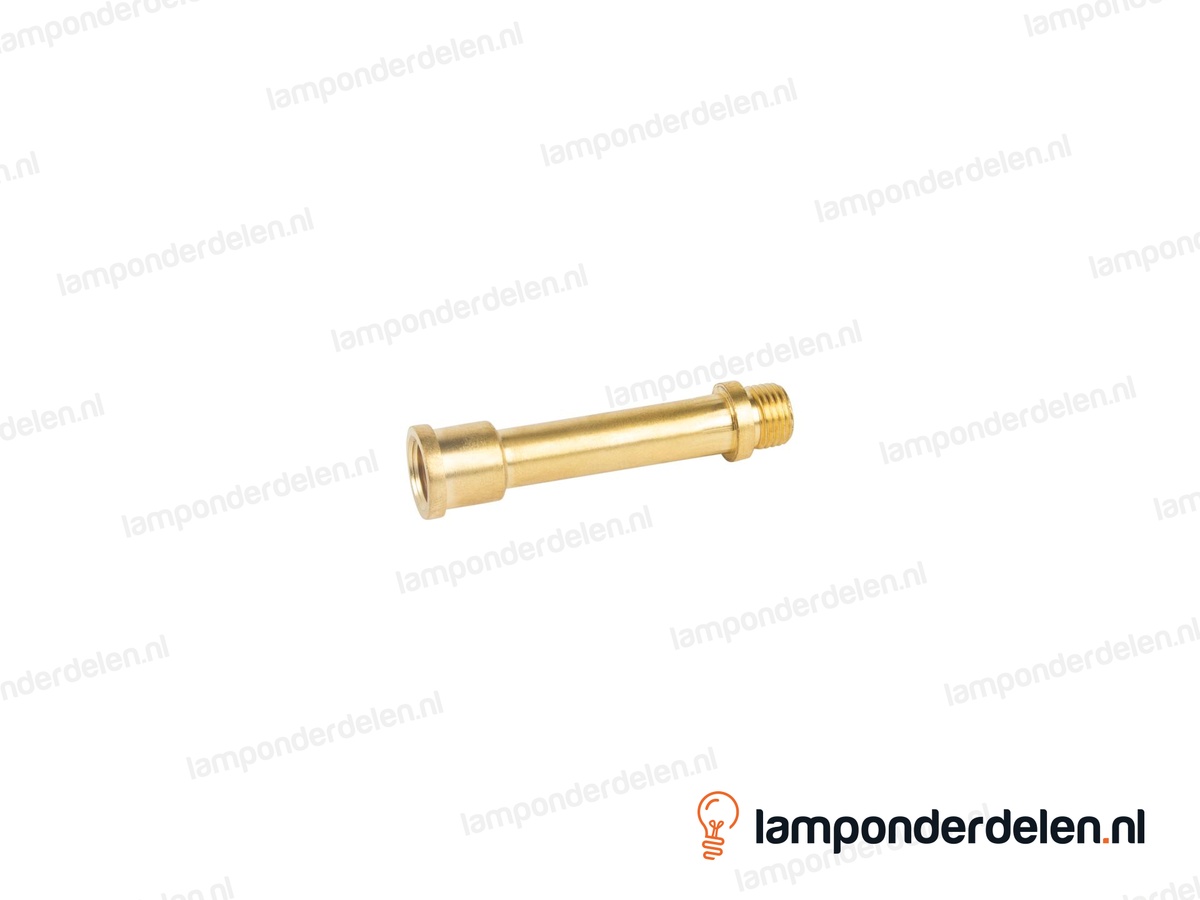 Pendelstang messing sierlijk - lengte 5 cm - binnendraad en buitendraad M10x1
