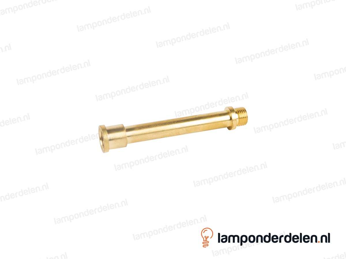 Pendelstang messing sierlijk - lengte 7 cm - binnendraad en buitendraad M10x1