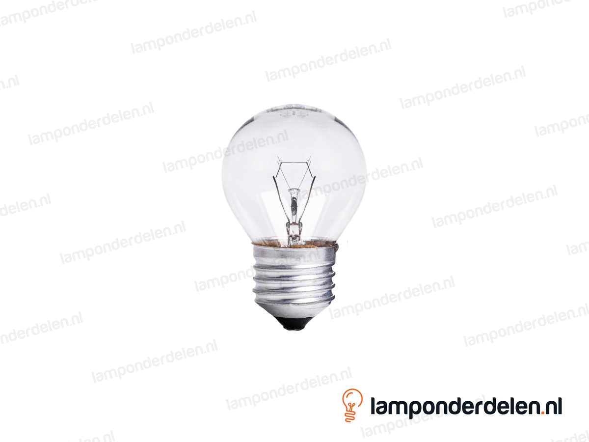 Philips - gloeilamp - kogellamp - E27 - P45 - helder - 40W