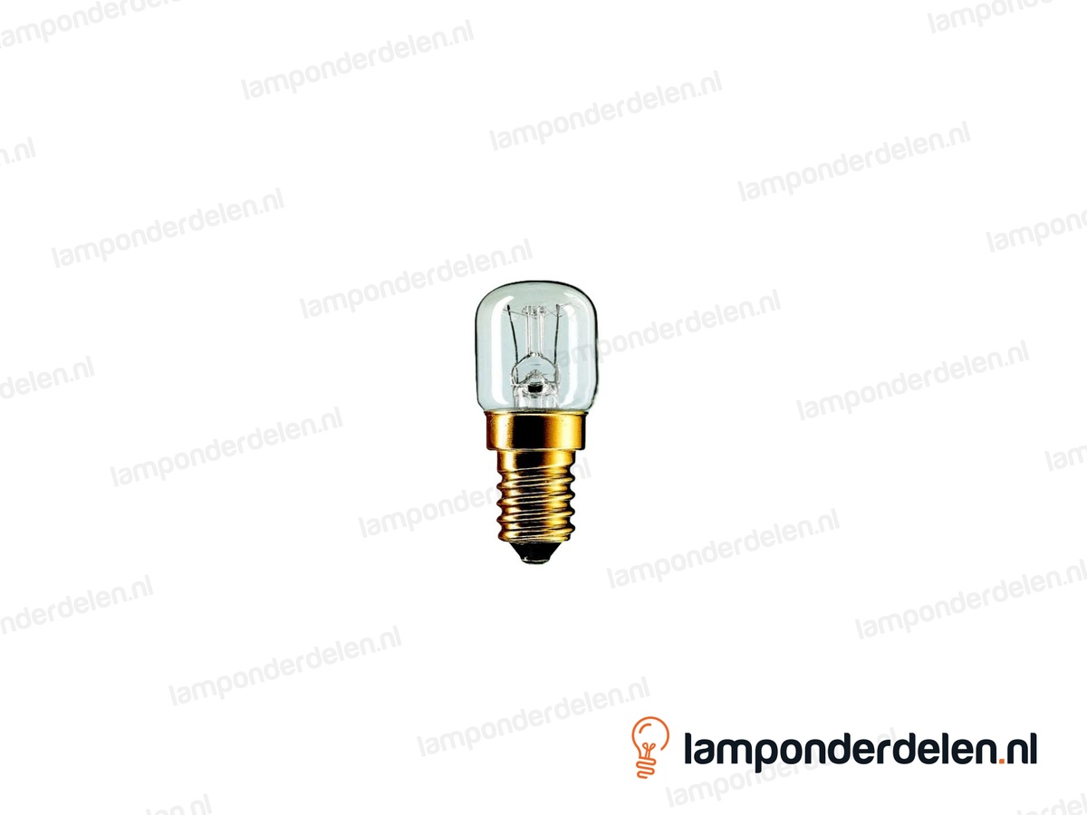 Philips - gloeilamp - parfumlamp - E14 - T22 - helder - 15W