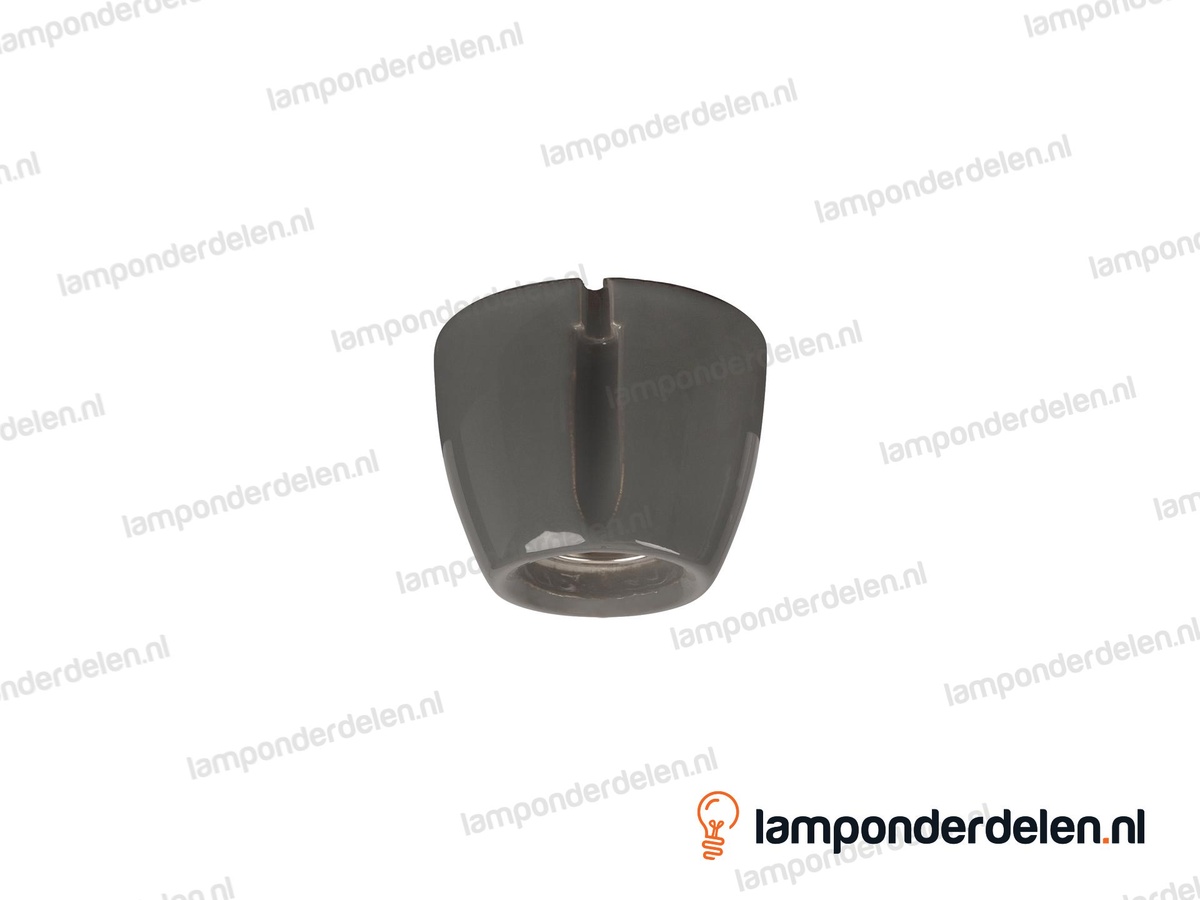 Plafondfitting E27 porselein grijs