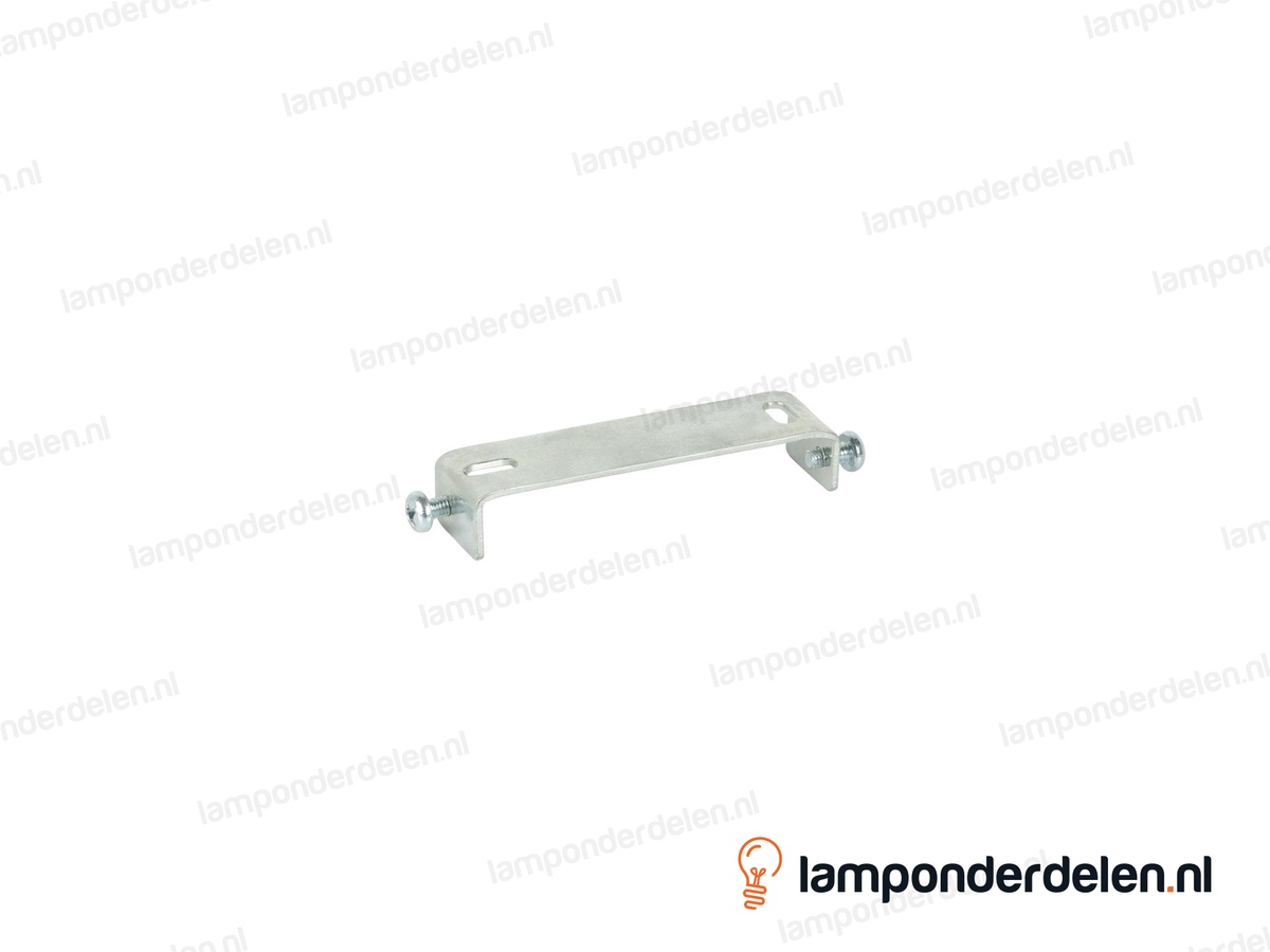 Plafondkapbeugel metaal smal - lengte 7,5 cm