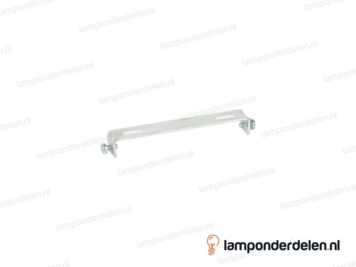 Plafondkapbeugel metaal smal - lengte 9,5 cm
