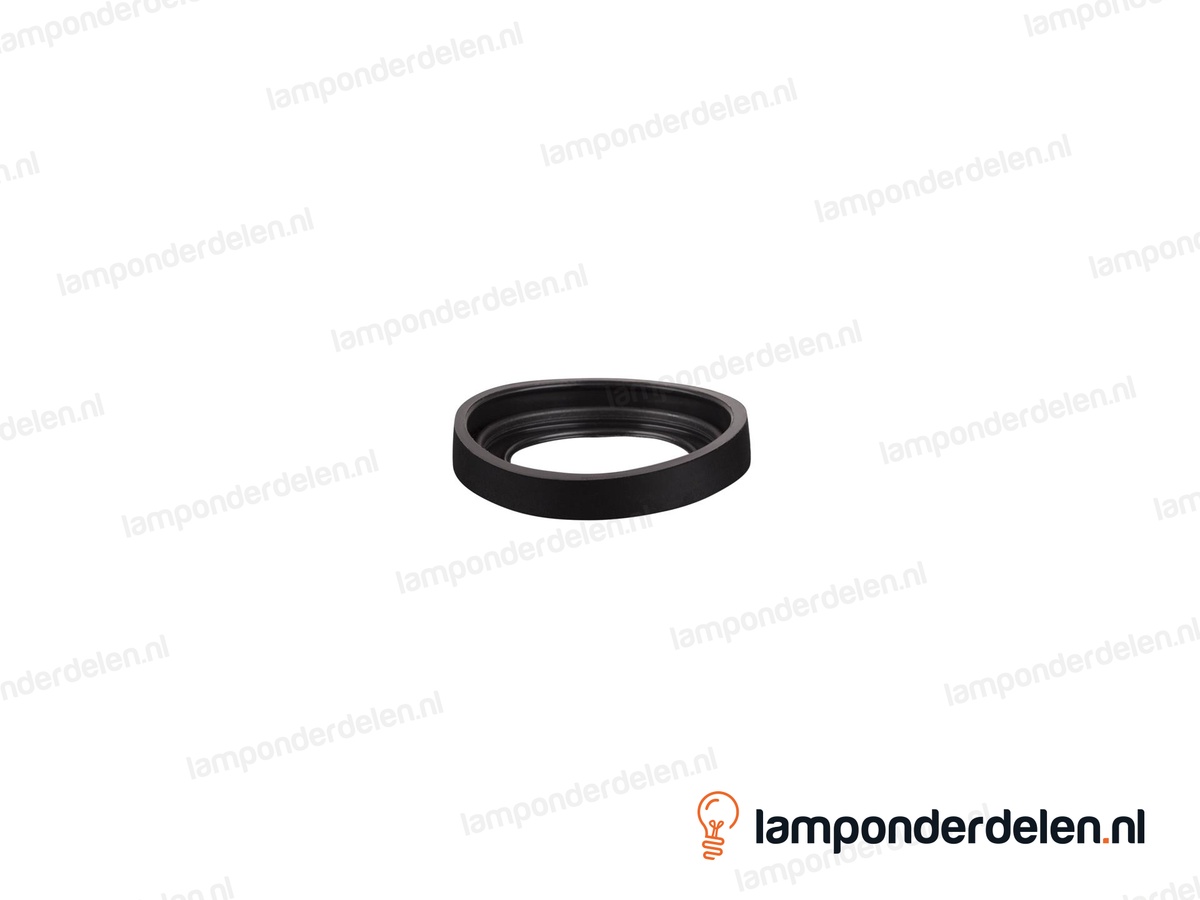 Prikkabel fitting afdichtring E27 PVC zwart
