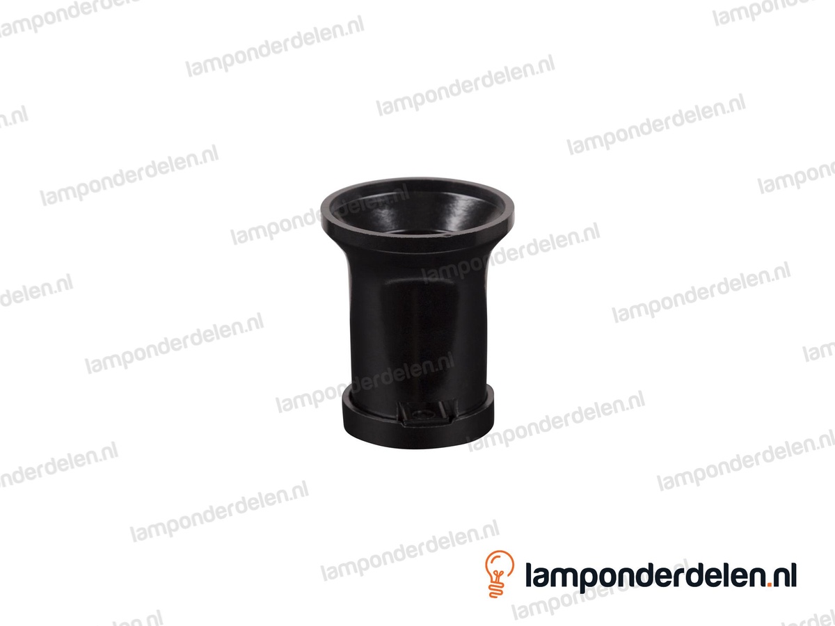 Prikkabel fitting E27 bakeliet zwart