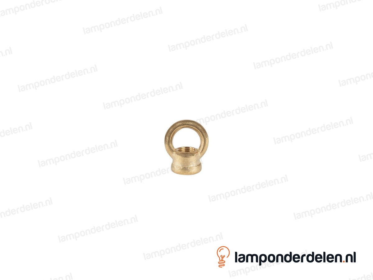 Ringnippel messing - 22 mm - binnendraad M10x1