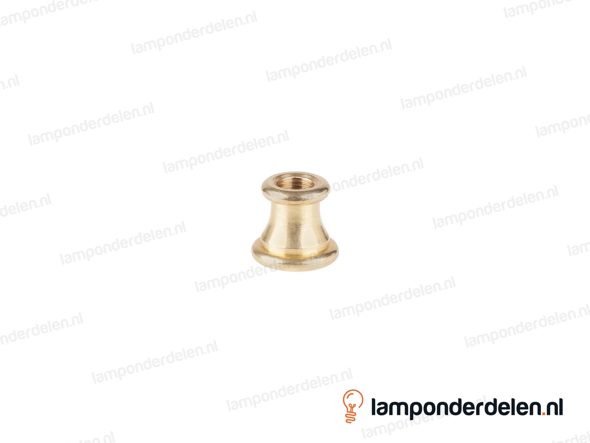Siermof messing - hoogte 20 mm - binnendraad M10x1
