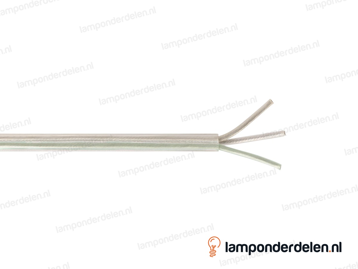 Snoer transparant rond - 3 x 0,75 mm
