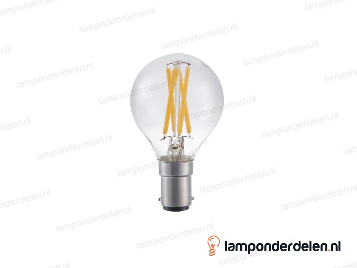 SPL filament LED kogellamp - Ba15d - P45 - helder - 4W - dimbaar