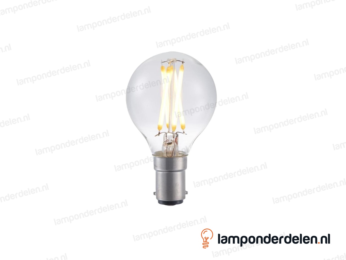 SPL filament LED kogellamp - Ba15d - P45 - helder - 4W - dimbaar