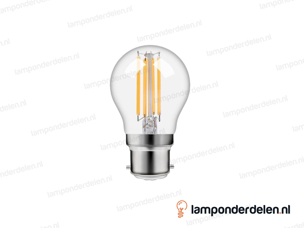 SPL filament LED kogellamp - Ba22d - P45 - helder - 4,7W - dimbaar