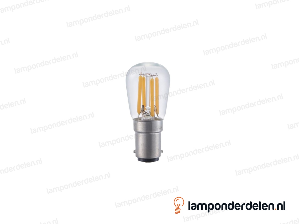 SPL filament LED parfumlamp - Ba15d - T26 - helder - 3W - dimbaar