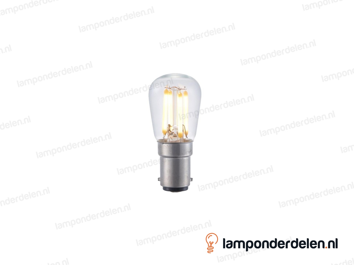 SPL filament LED parfumlamp - Ba15d - T26 - helder - 3W - dimbaar