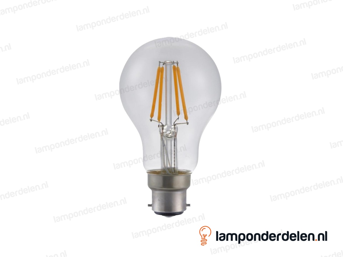 SPL filament LED standaardlamp - Ba22d - A60 - helder - 4W - dimbaar