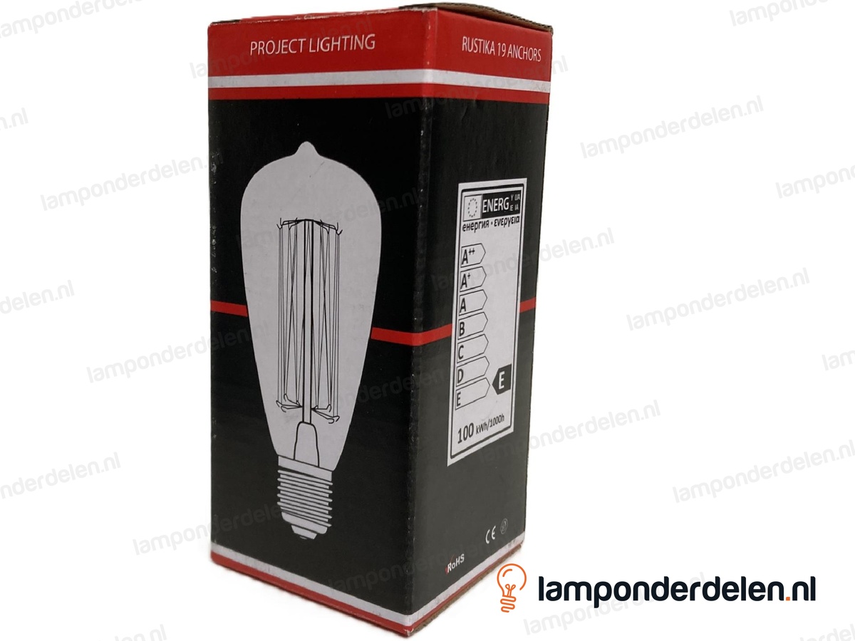 SPL - kooldraadlamp - edisonlamp - E27 - ST64 - helder - 100W