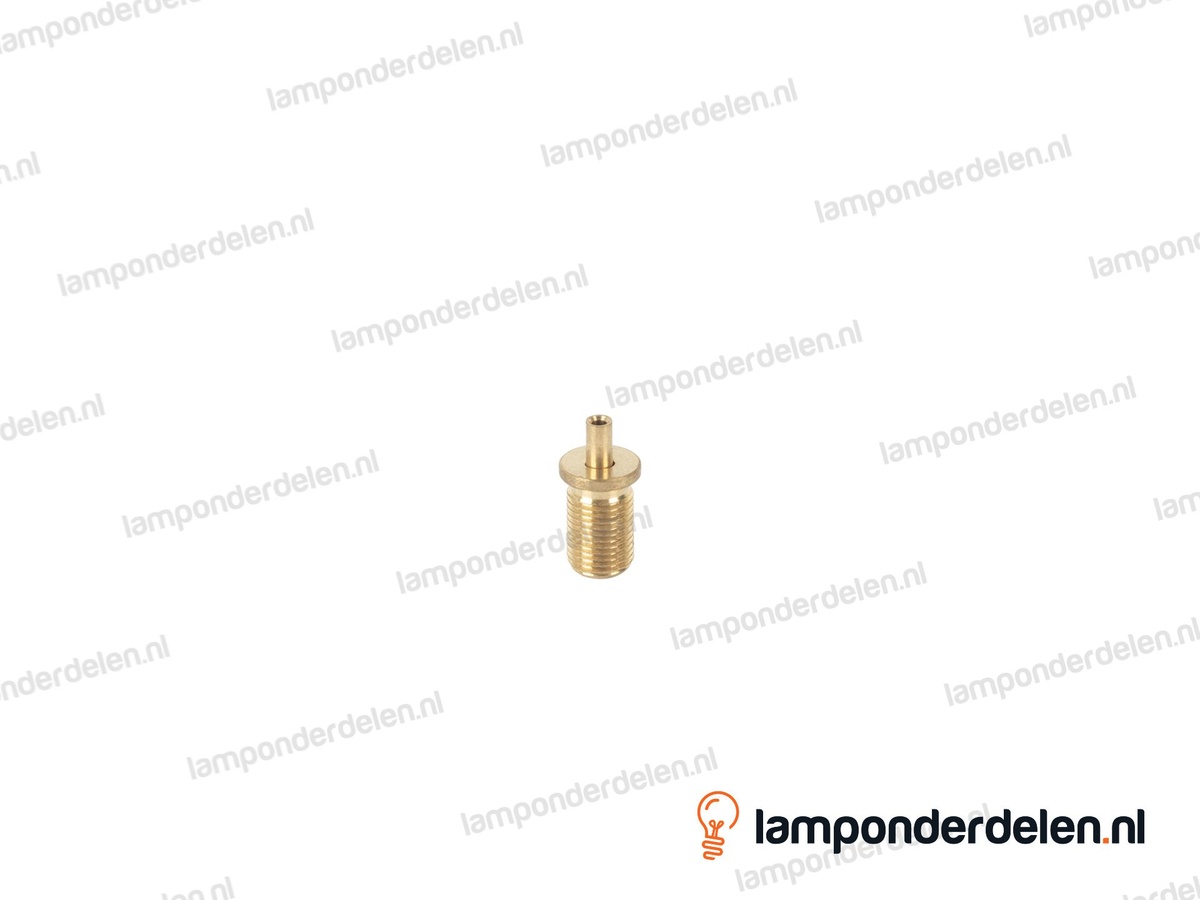 Staaldraad verstelbus messing - buitendraad M10x1