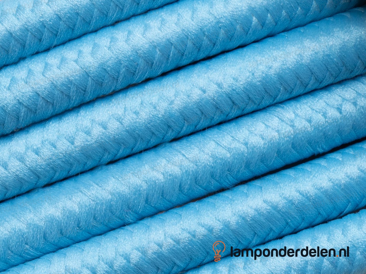 Strijkijzersnoer aquablauw - 2 x 0,75 mm²