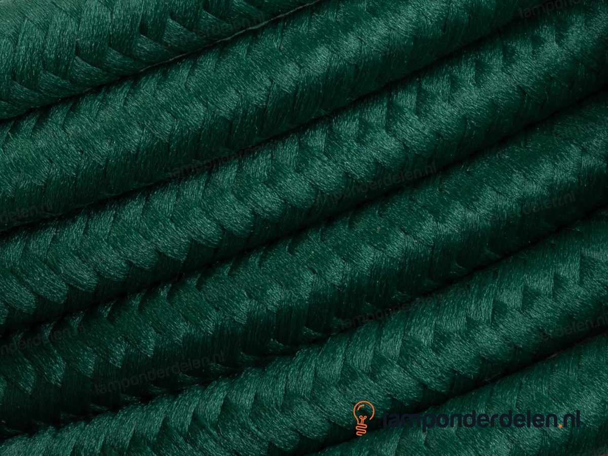 Strijkijzersnoer donkergroen - 2 x 0,75 mm²