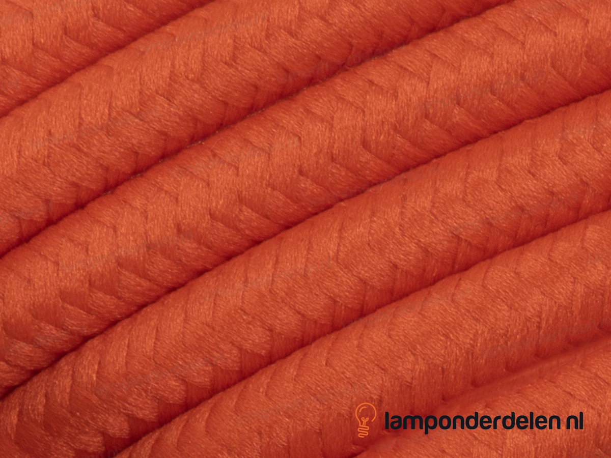 Strijkijzersnoer donkeroranje - 2 x 0,75 mm²