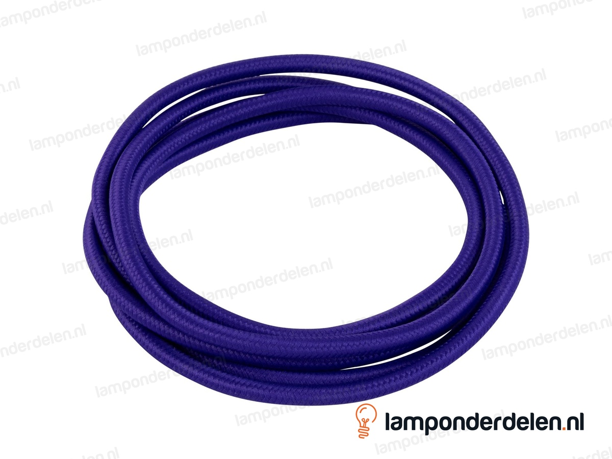 Strijkijzersnoer donkerpaars - 2 x 0,75 mm²
