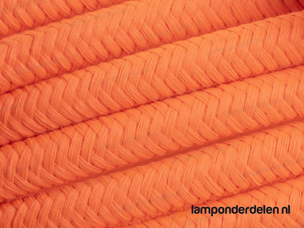 Strijkijzersnoer fluorescerend oranje - 2 x 0,75 mm²
