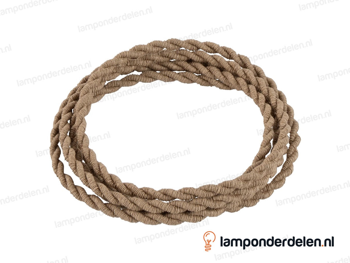 Strijkijzersnoer kraft gedraaid - 3 x 0,75 mm²