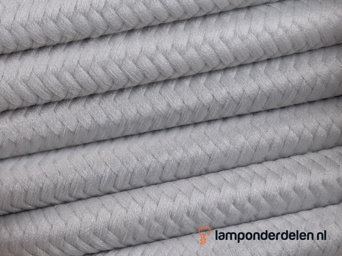 Strijkijzersnoer lichtgrijs - 2 x 0,75 mm²