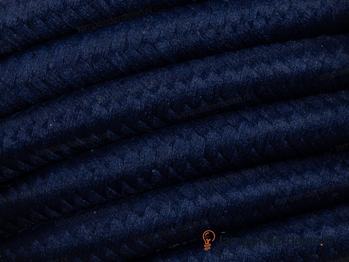 Strijkijzersnoer marineblauw - 2 x 0,75 mm²