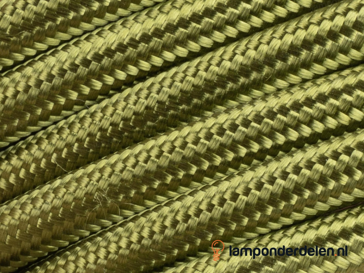 Strijkijzersnoer olijfgroen - 2 x 0,75 mm²