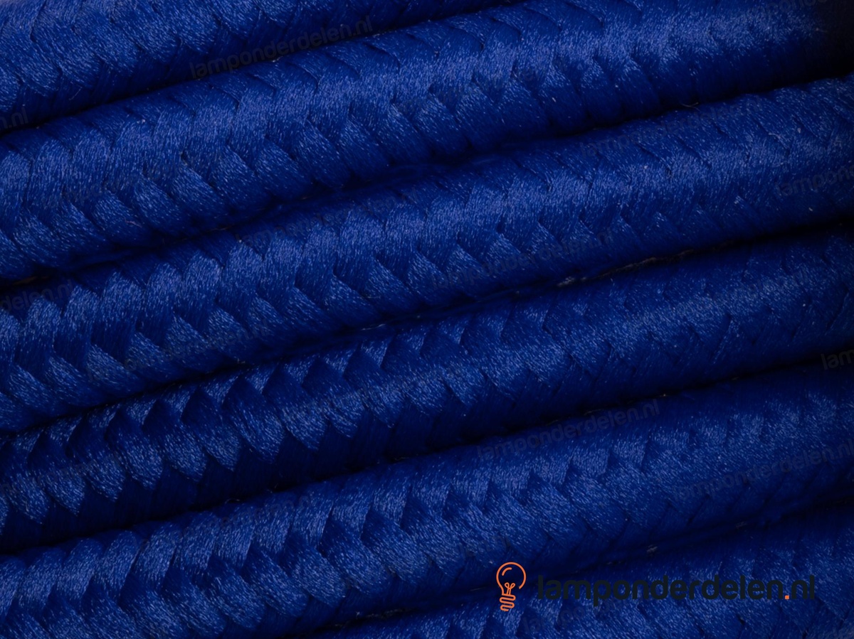 Strijkijzersnoer royalblauw - 2 x 0,75 mm²