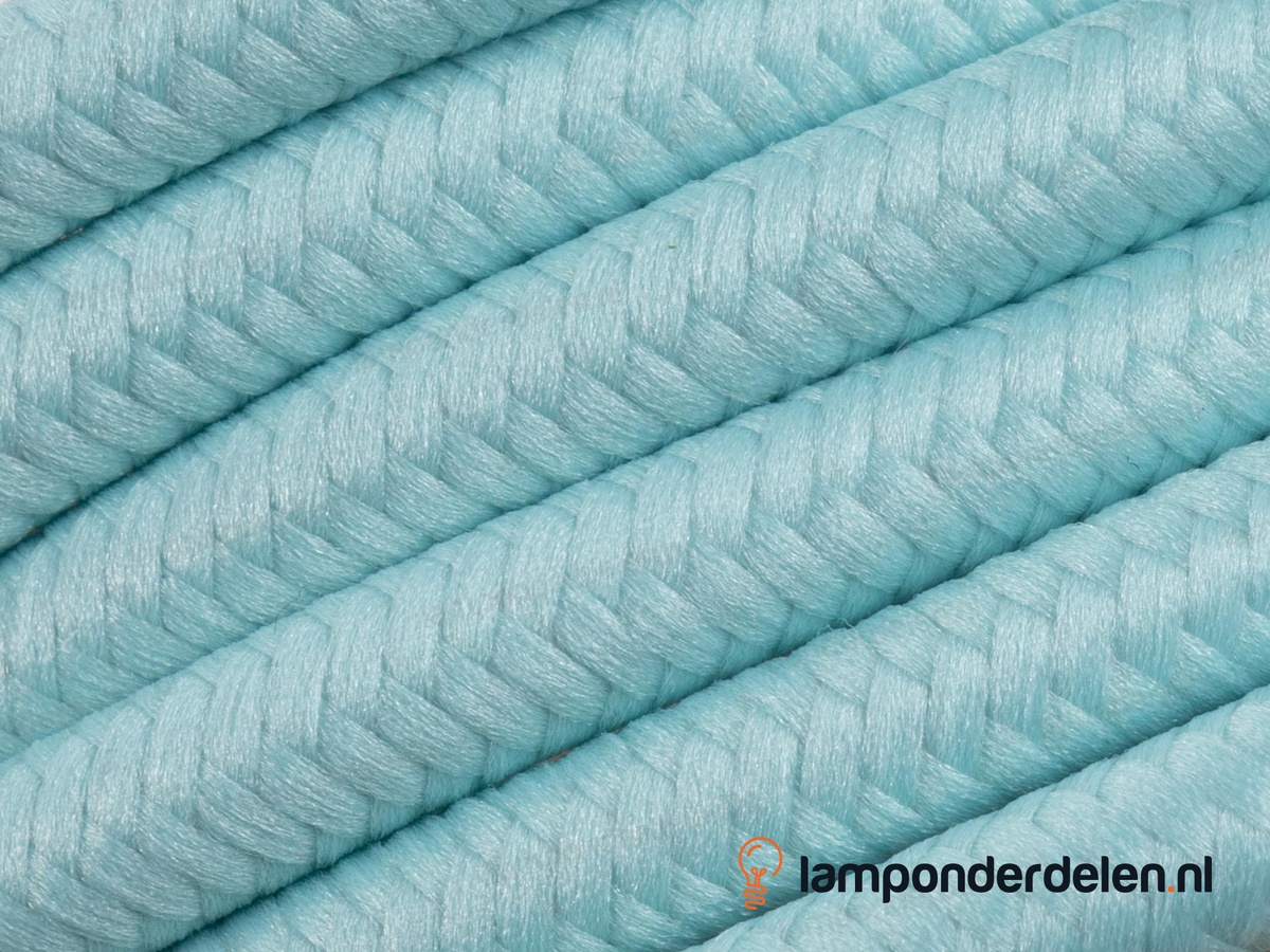 Strijkijzersnoer turquoise - 2 x 0,75 mm²