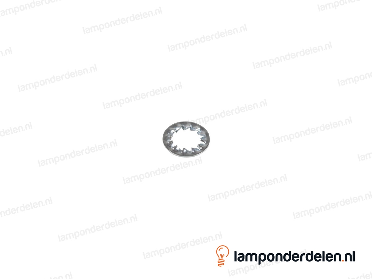 Tandveerring metaal - 18 mm - gat 10,5 mm