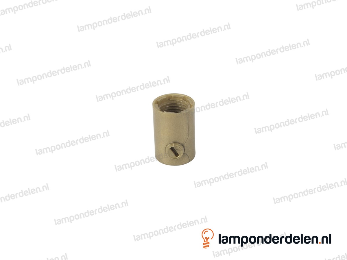 Trekontlaster kunststof goud - binnendraad M10x1