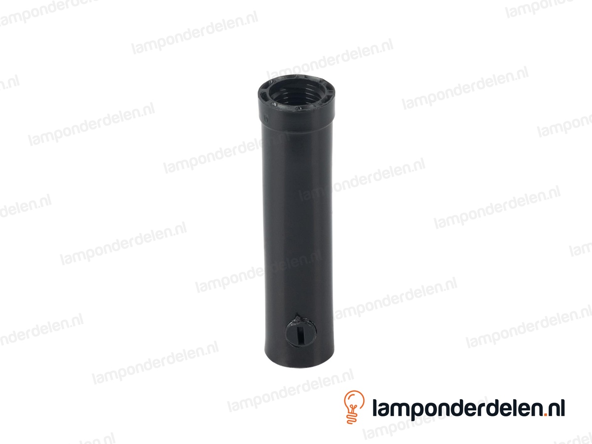 Trekontlaster kunststof zwart extra lang - binnendraad M10x1
