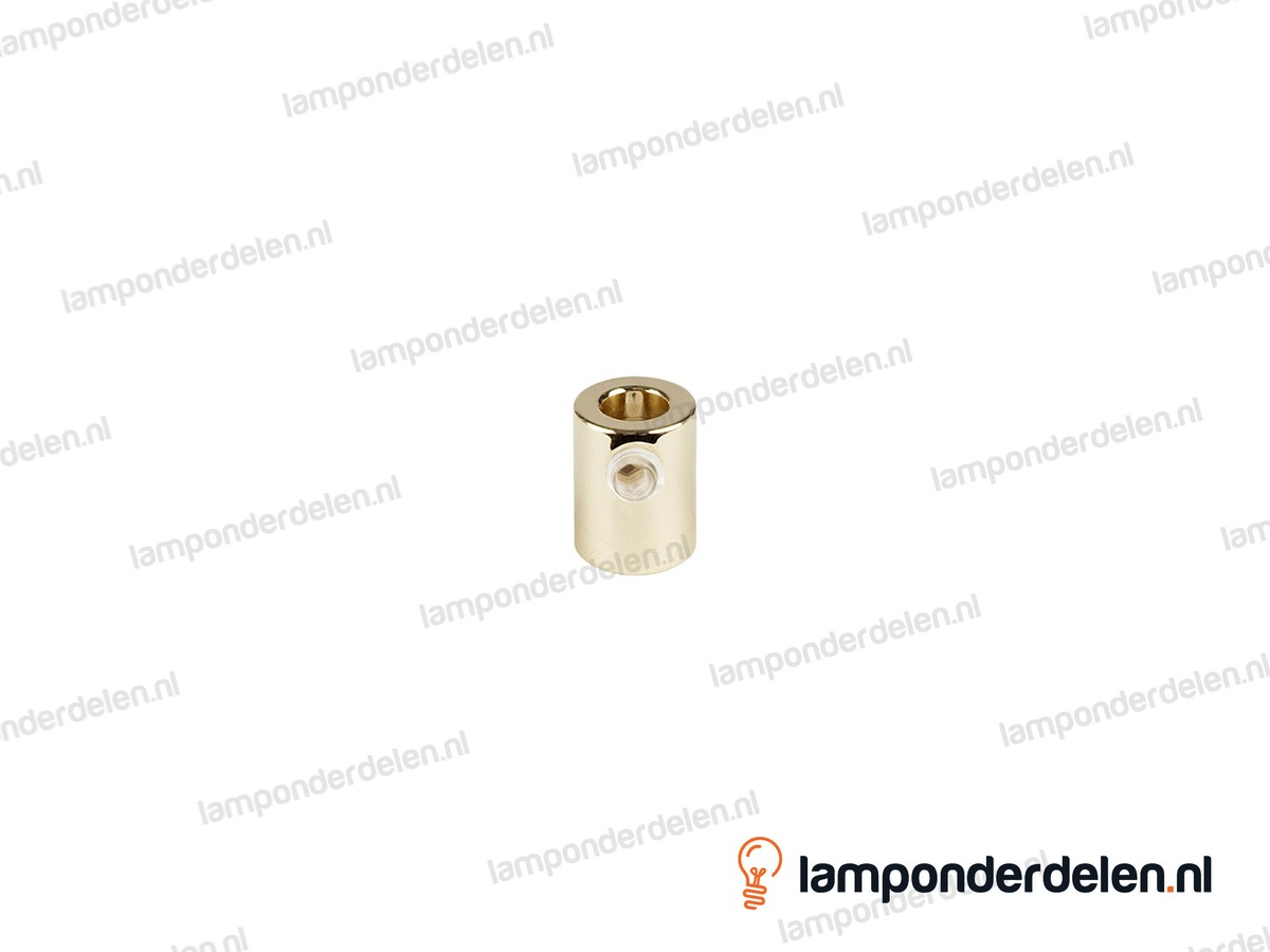 Trekontlaster messing glanskleurig - binnendraad M10x1