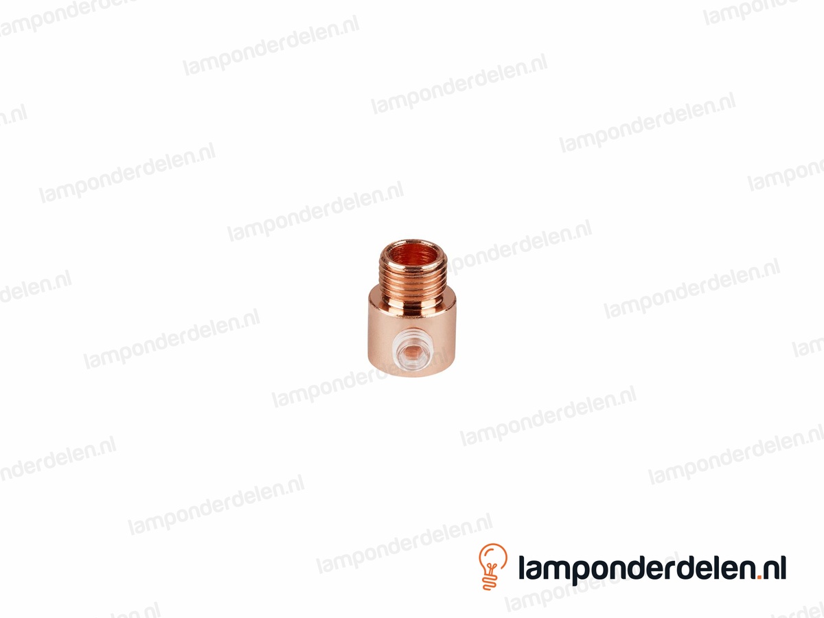 Trekontlaster messing koperglanskleurig - lengte schroefdraad 7 mm - buitendraad M10x1