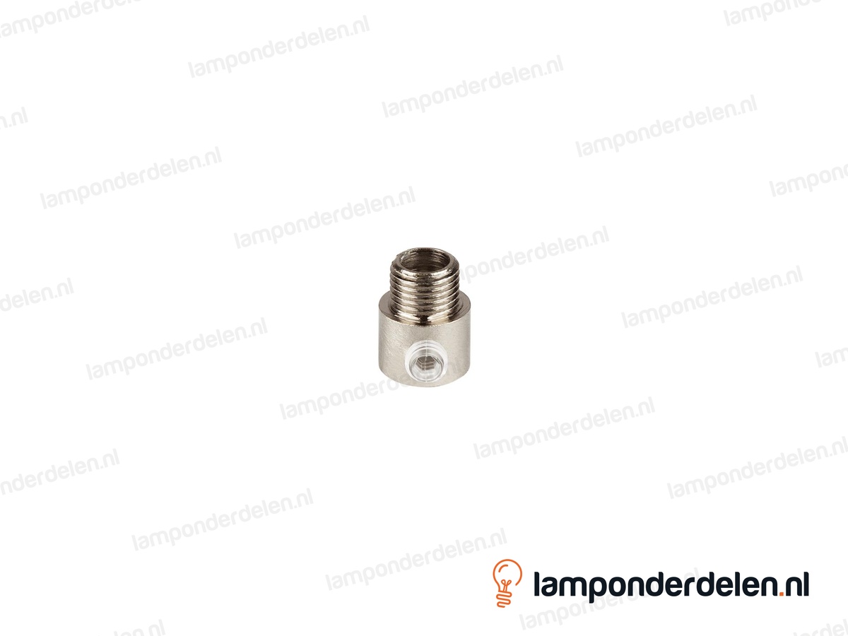 Trekontlaster messing RVS-kleurig - lengte schroefdraad 7 mm - buitendraad M10x1