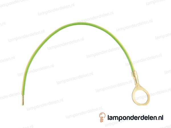 Aarddraad geel-groen - lengte 150 mm - gat 10,5 mm