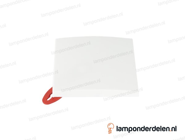 Afdekplaat centraaldoos vierkant - 11,3 cm