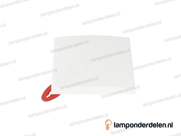 Afdekplaat centraaldoos vierkant