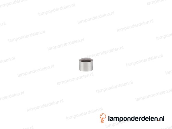 Afsluitknop messing chroomkleurig cilinder - hoogte 10 mm - binnendraad M10x1